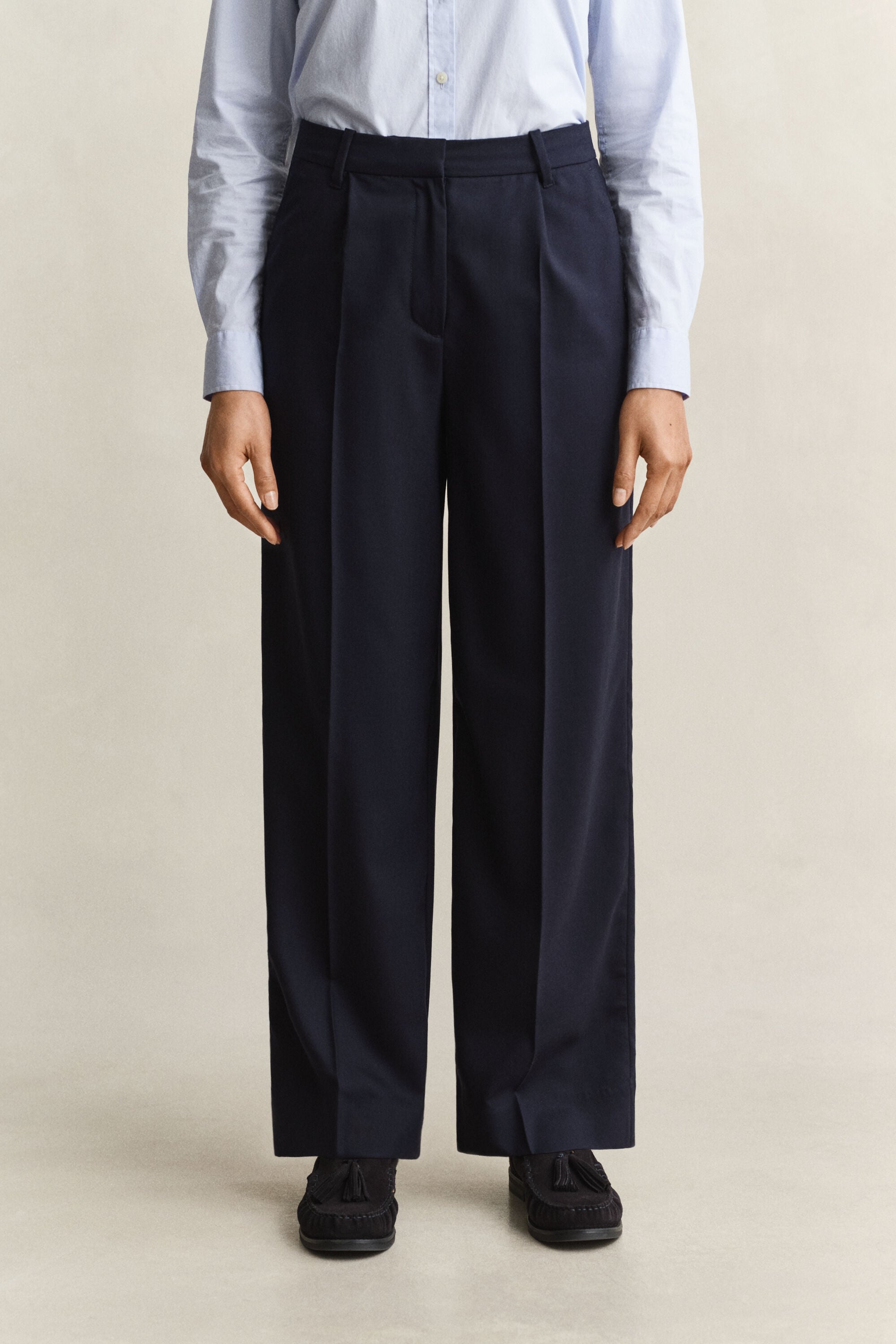 Pantalon habillé en laine