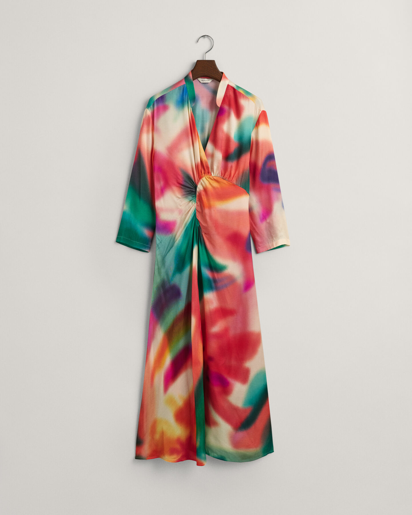 Robe fronc&eacute;e &agrave; imprim&eacute; floral