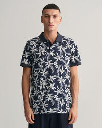 Polo en coton piqué Palm Lei Print