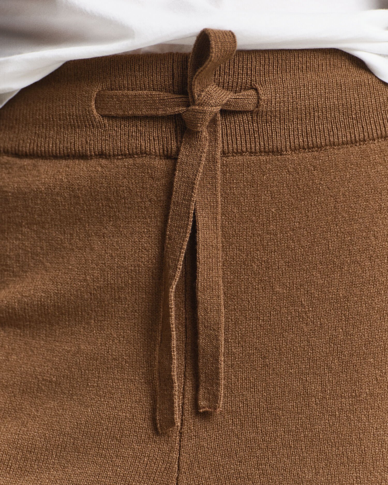 Pantalon en maille de laine d'agneau ultrafine