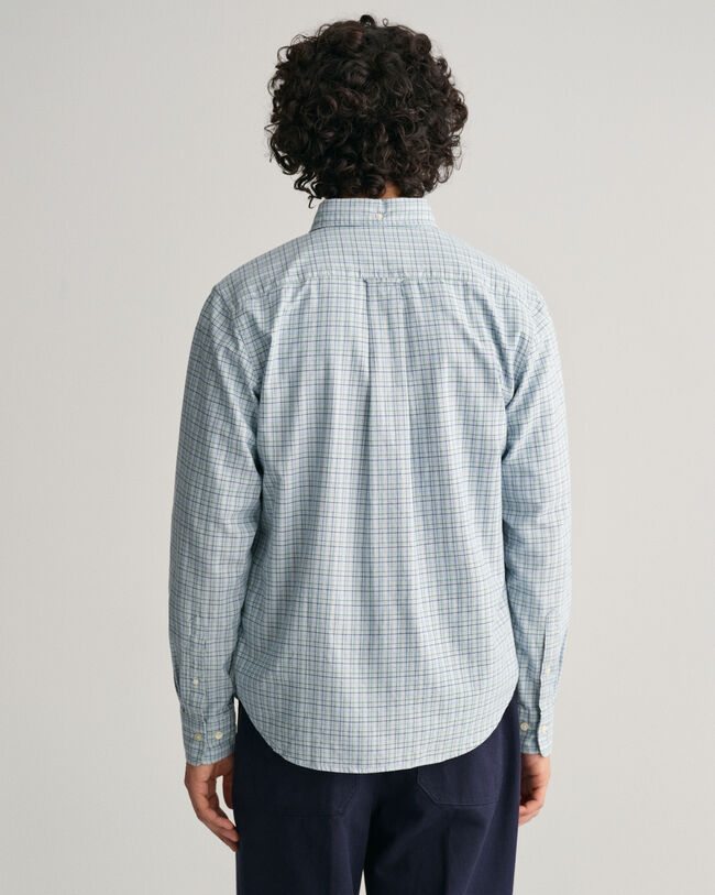 Chemise regular fit en coton Oxford Tattersall Archive