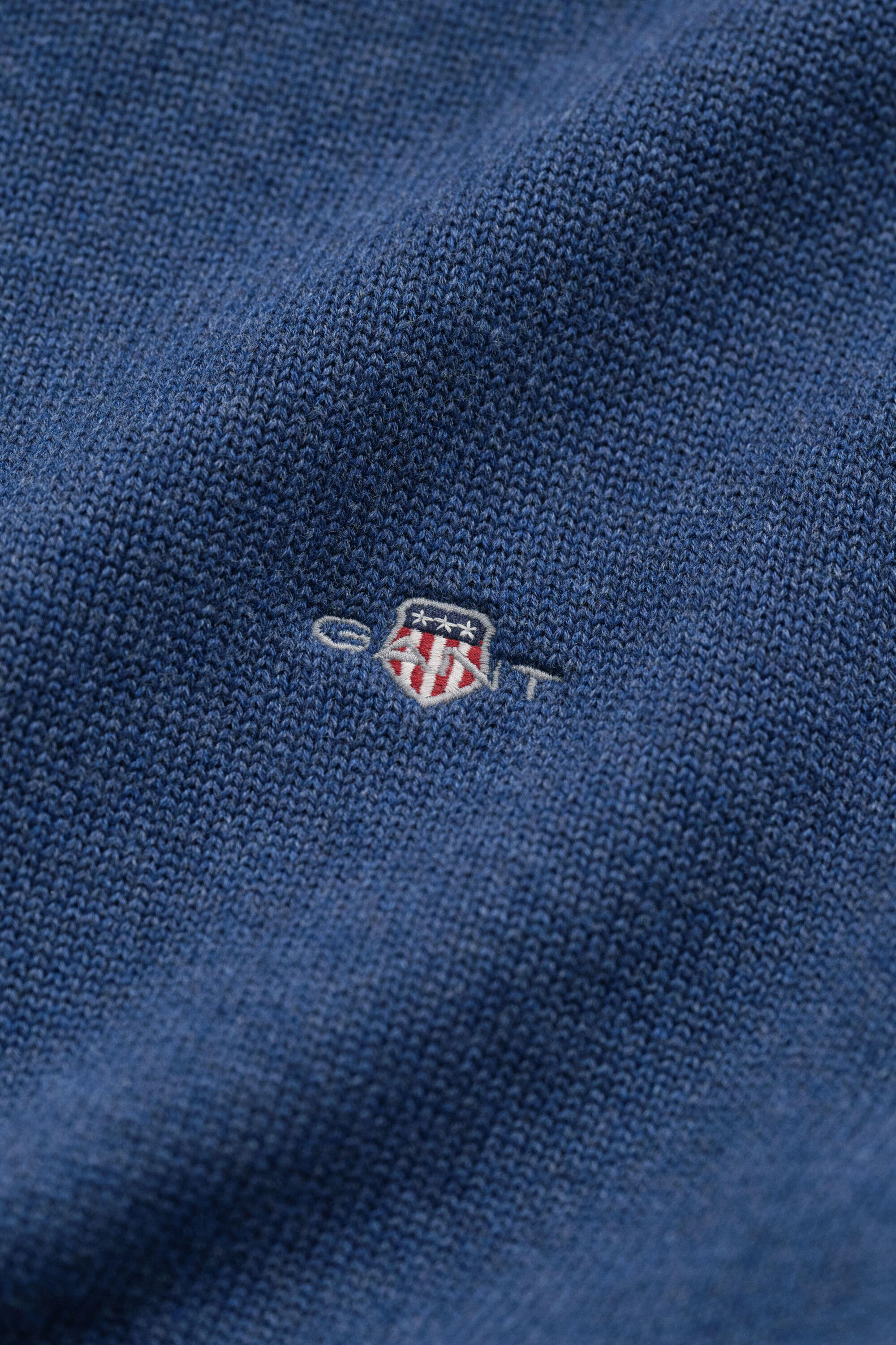 Pull en coton décontracté à demi-zip