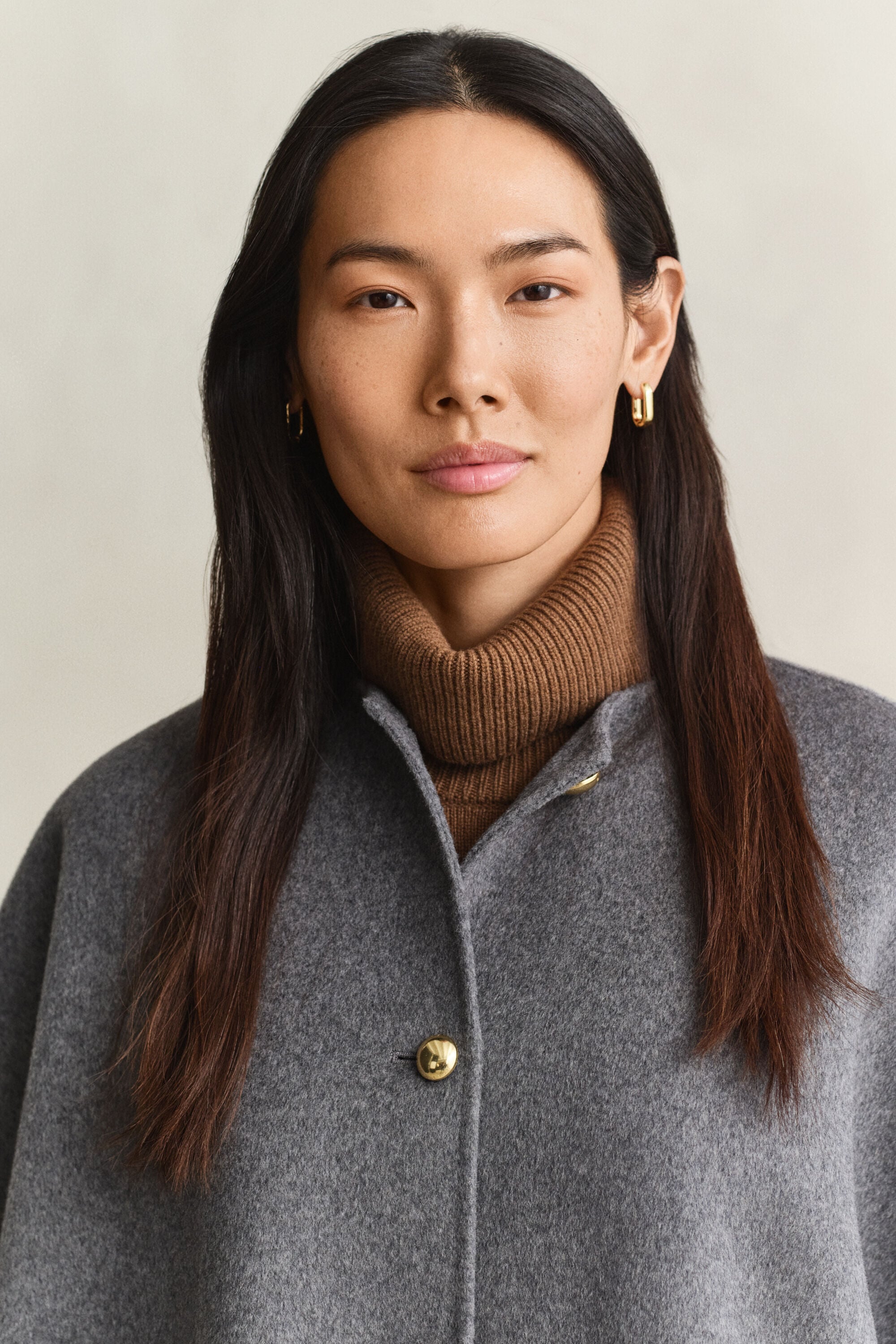 Manteau-cape cousu main