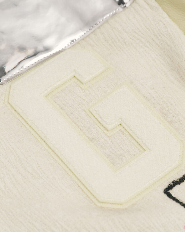 Veste Varsity Boucl&eacute; Projet Blank Canvas x Harry Nuriev