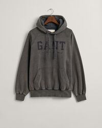 Sweat &agrave; capuche &agrave; d&eacute;lavage vintage