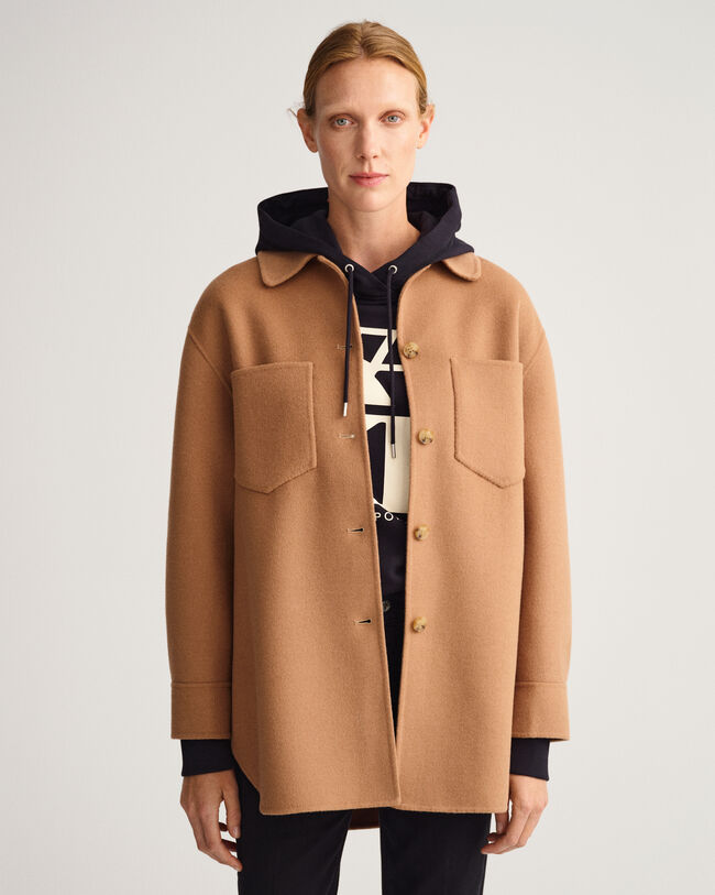 Veste-chemise cousue main