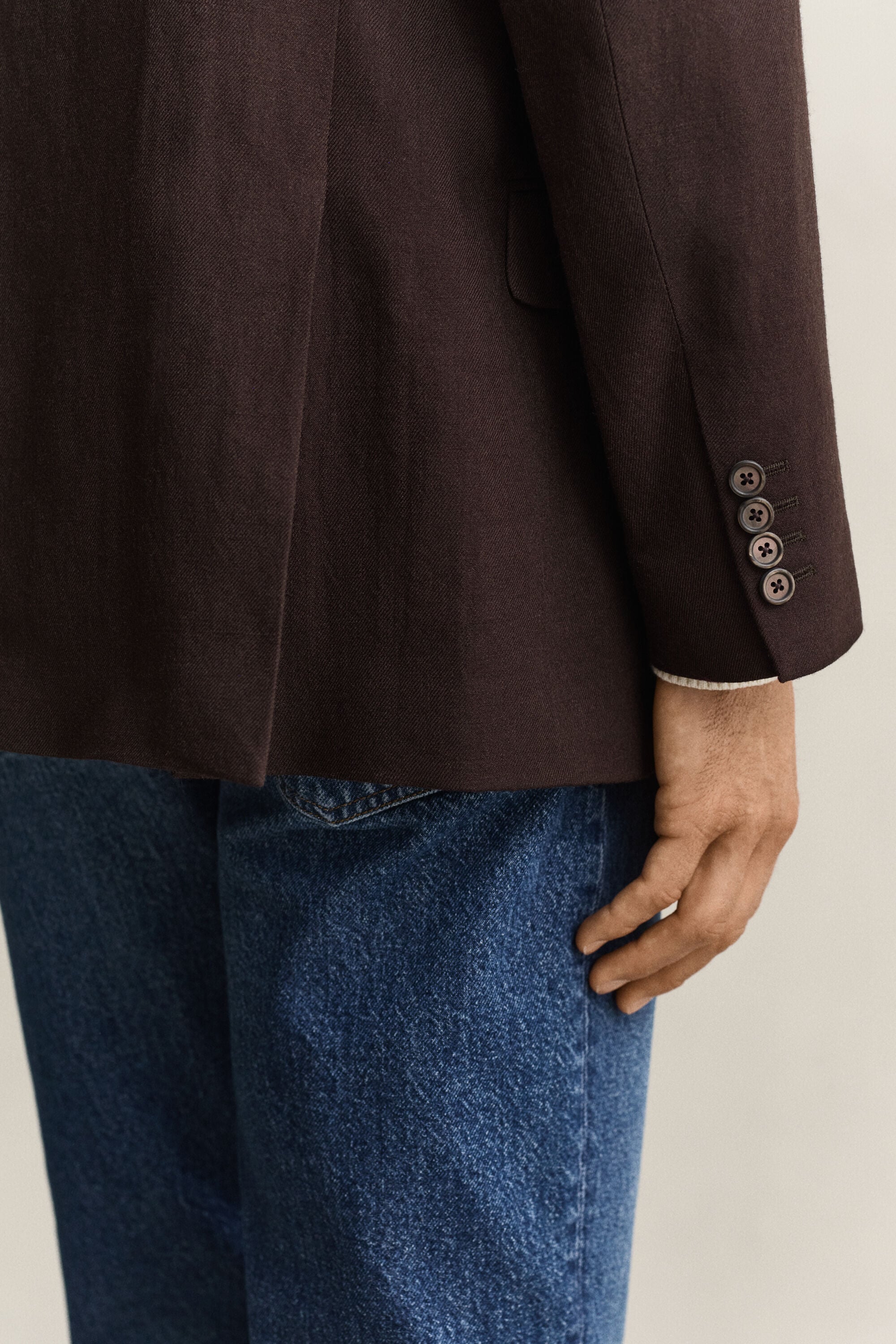 Veste de costume en laine