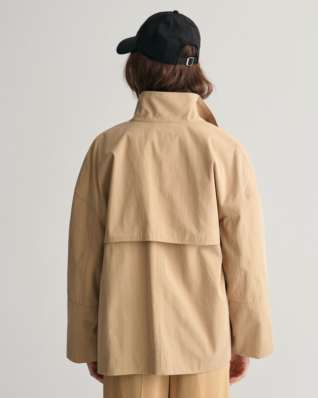 Trench-coat mi-long