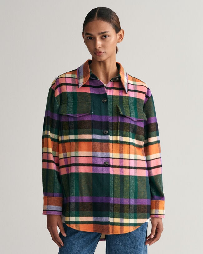 Surchemise à carreaux