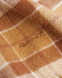 Écharpe en laine à carreaux