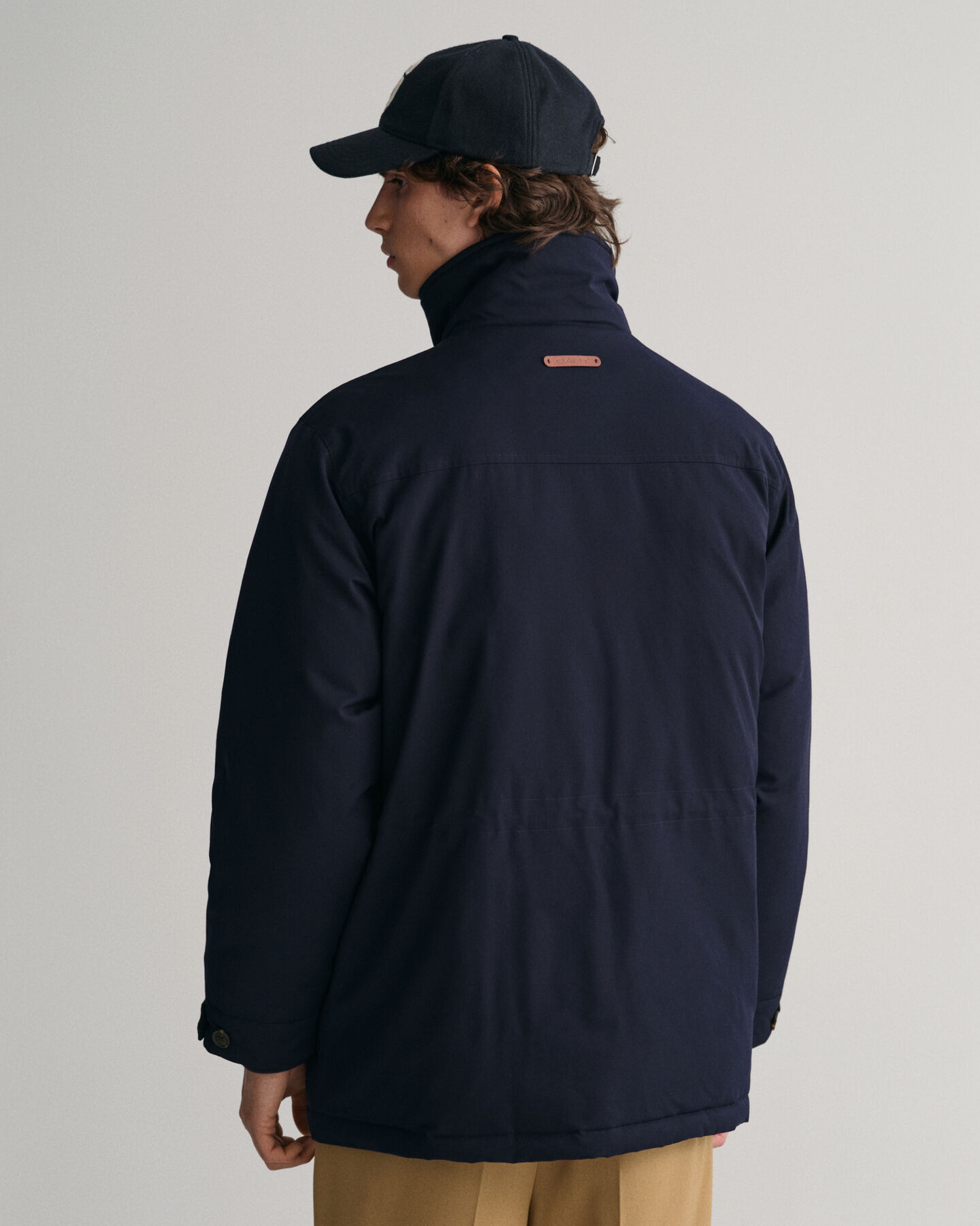 Veste style militaire en flanelle rembourrée