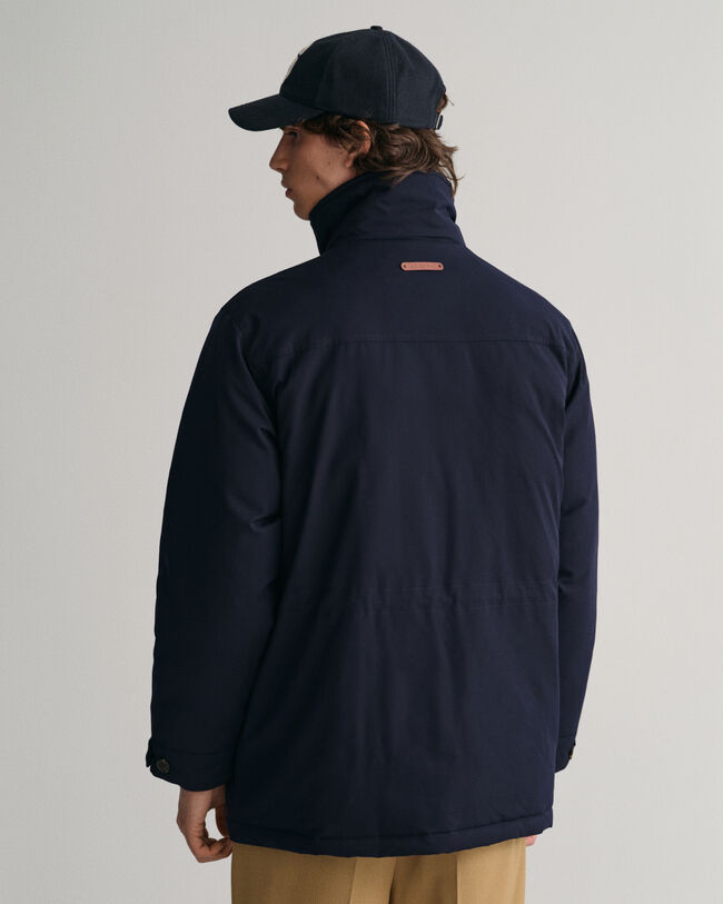 Veste style militaire en flanelle rembourrée