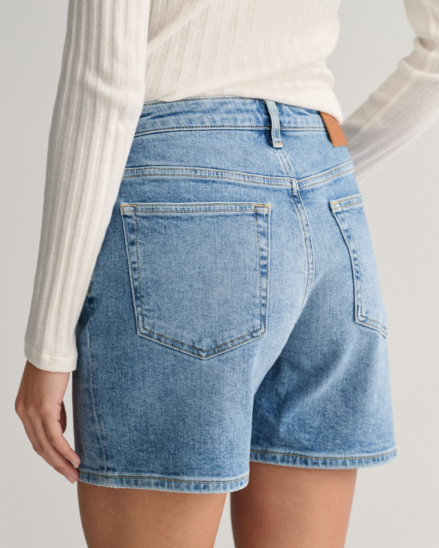 Short regular fit en denim