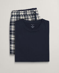 Coffret cadeau t-shirt et pantalon de pyjama en flanelle
