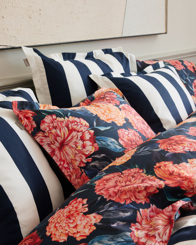 Housse de couette simple à imprimé Peony