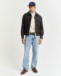 Pull &agrave; demi-zip avec drapeaux maritimes