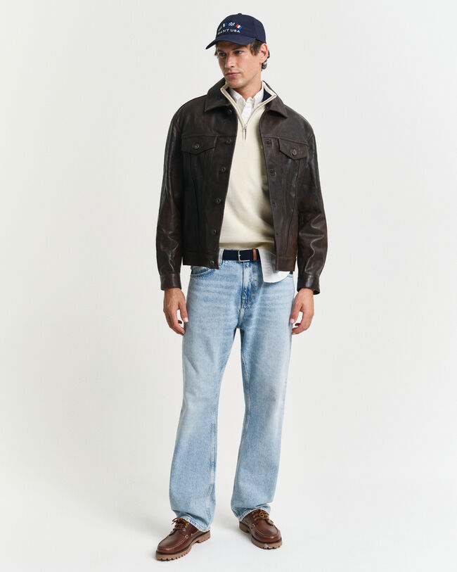 Pull &agrave; demi-zip avec drapeaux maritimes