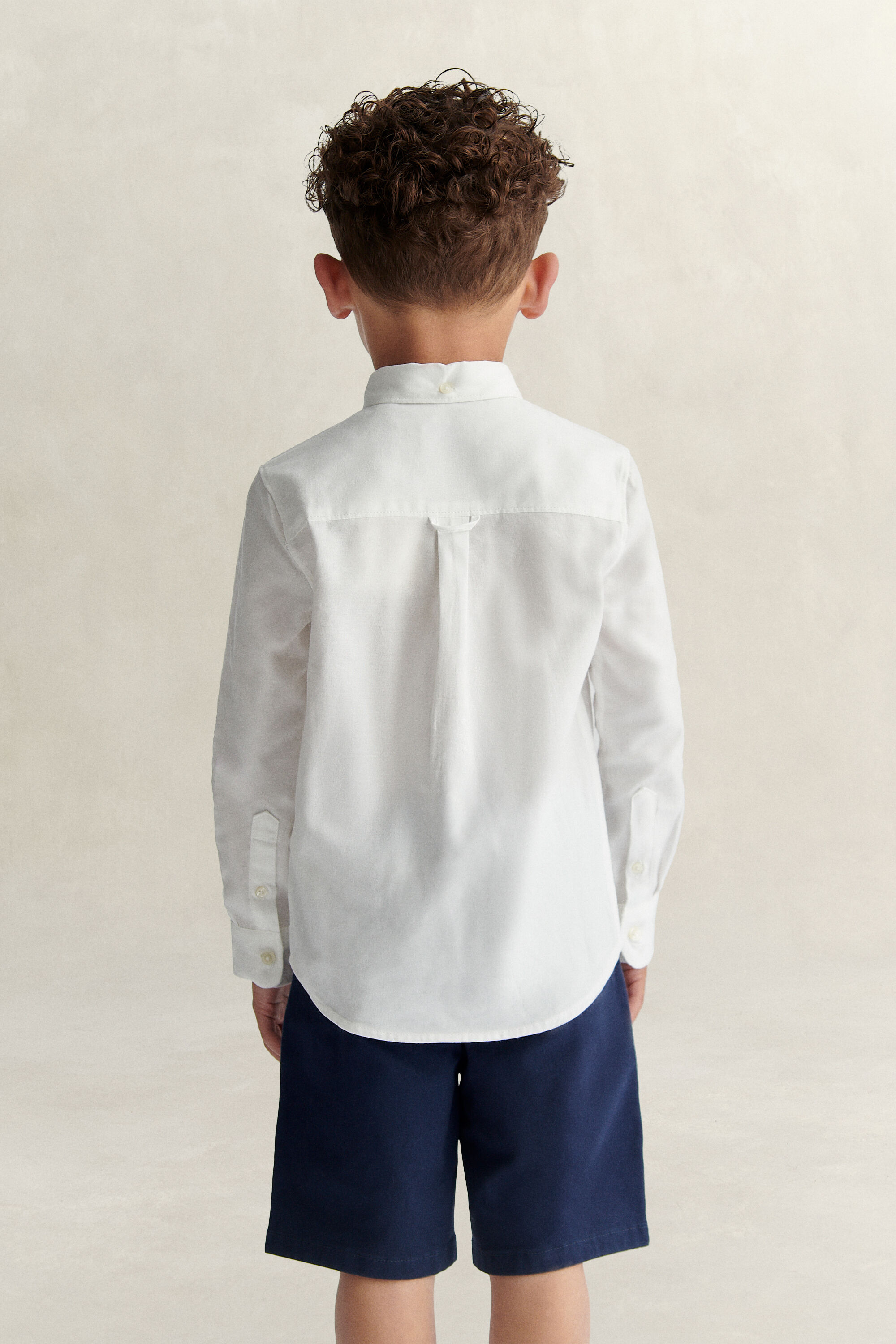 Chemise en coton Oxford Shield Garçon