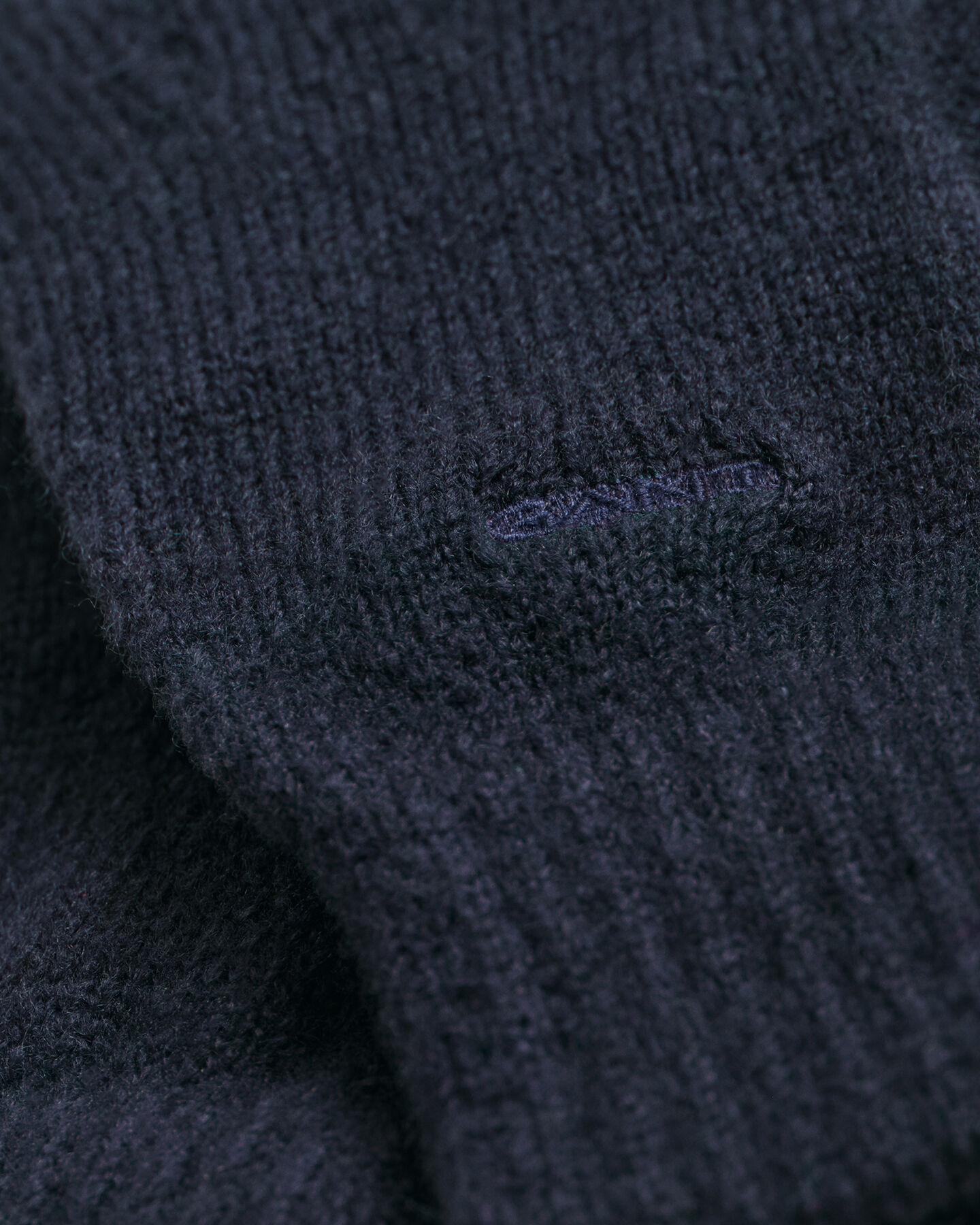 Gants doux en maille côtelée