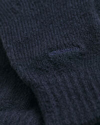 Gants doux en maille côtelée