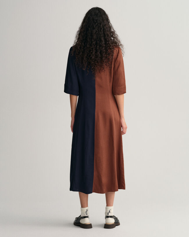 Robe Rugger en colour-block à manches courtes