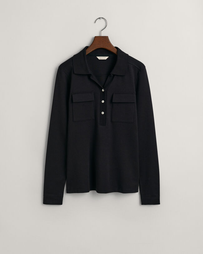 Chemise style polo slim fit en jersey