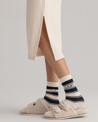 Robe en jersey fendue Detail