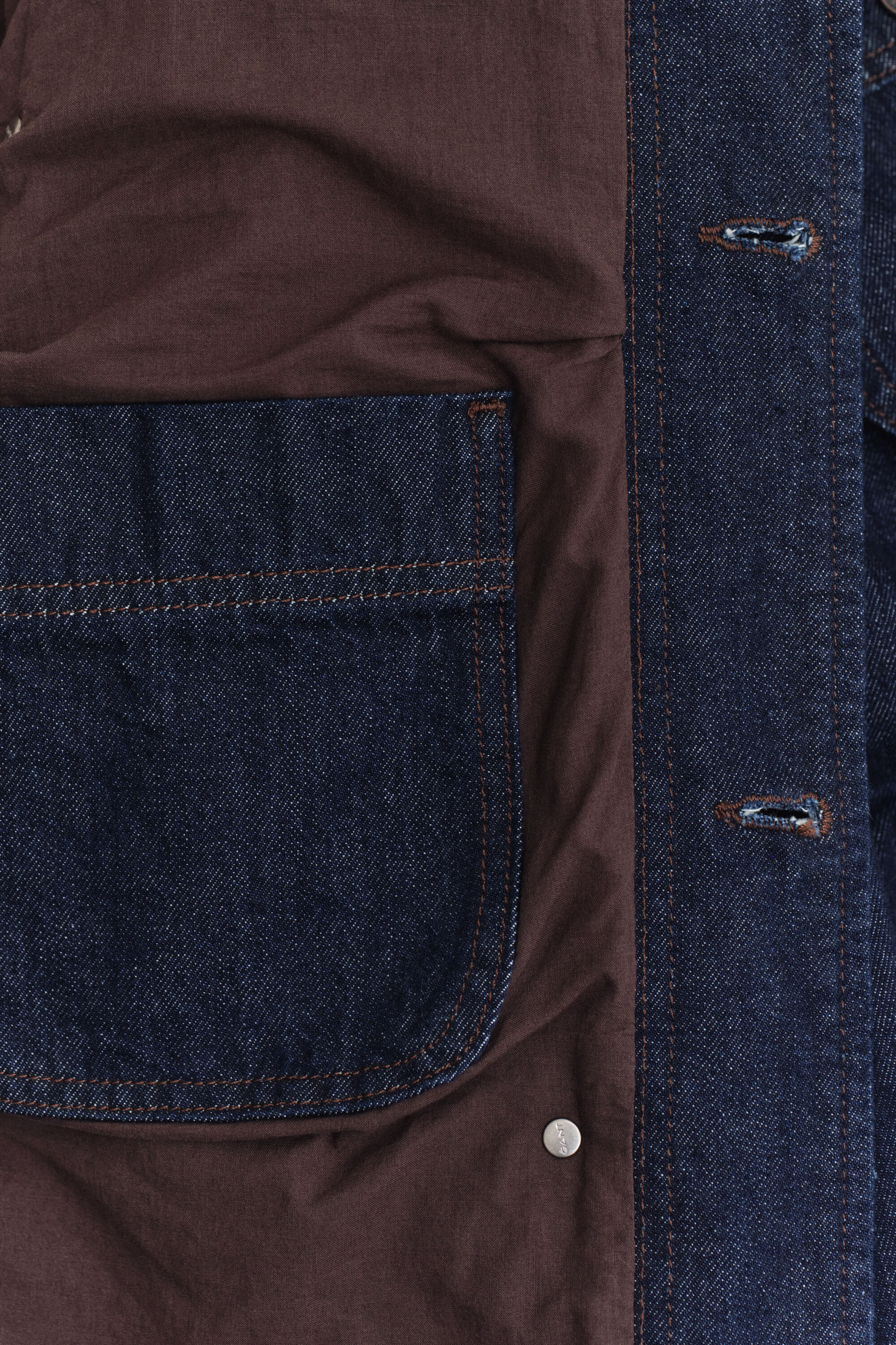 Veste de travail indigo