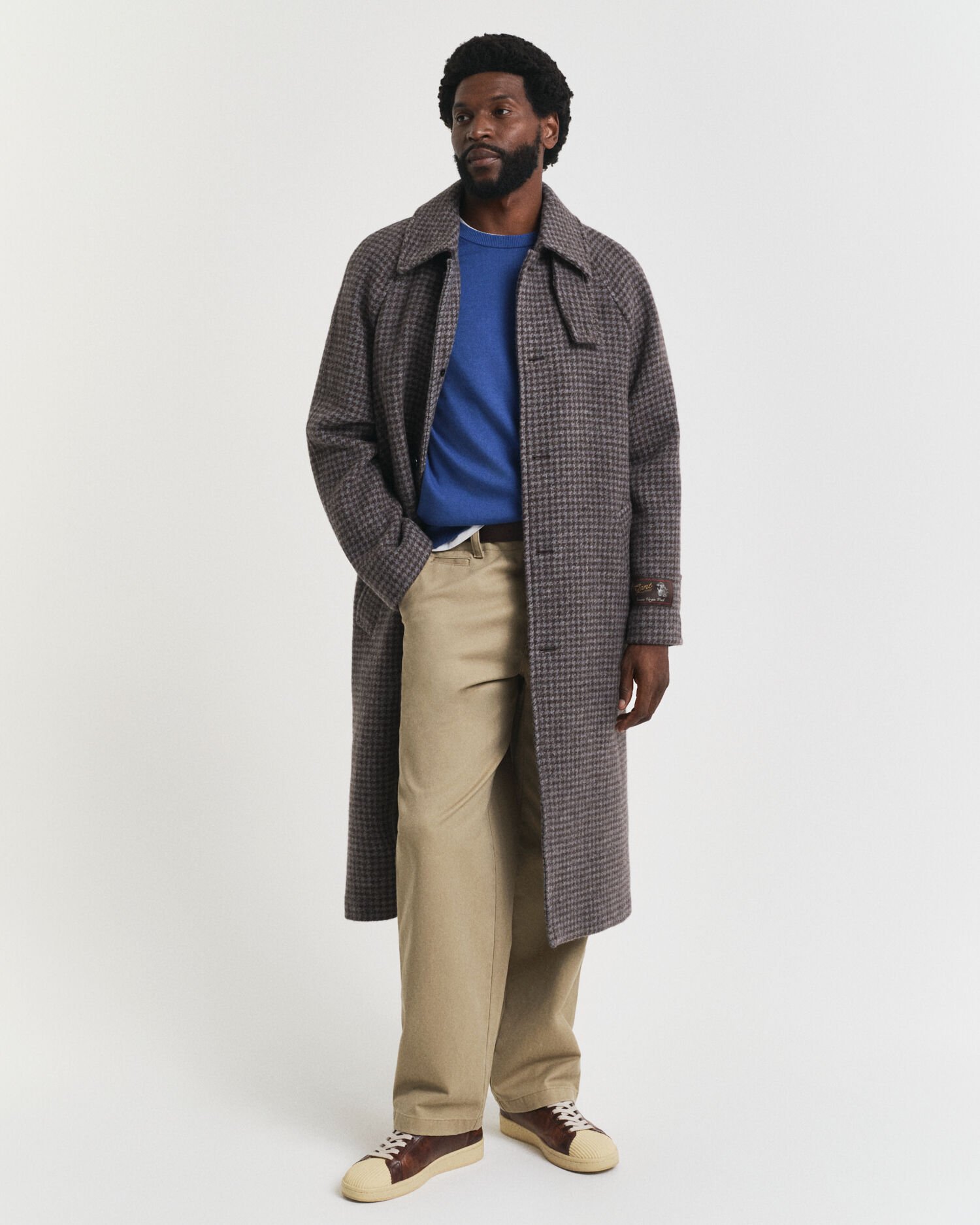 Pull col rond en coton