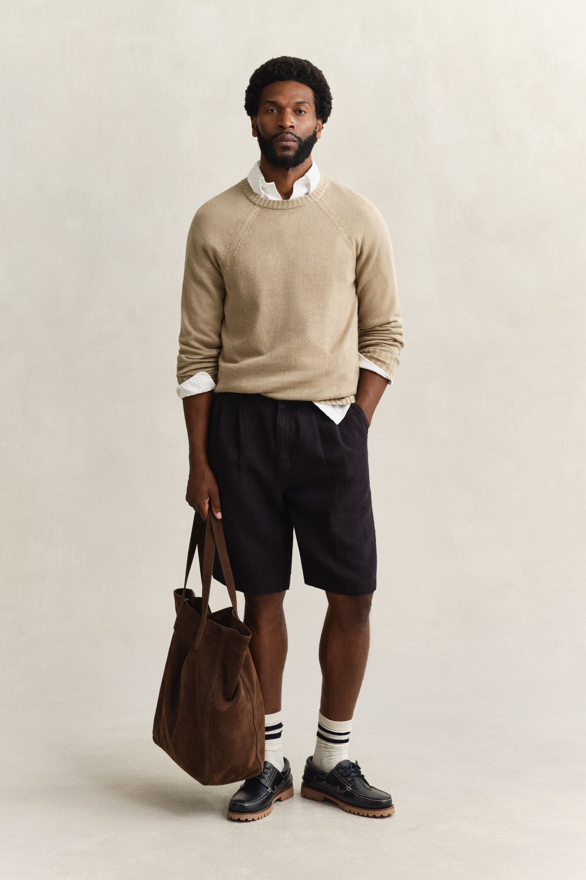 Pull en lin mélangé