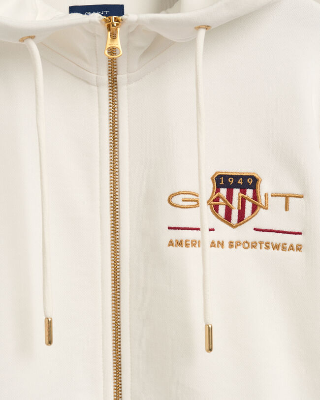 Sweat &agrave; capuche zipp&eacute; Archive Shield