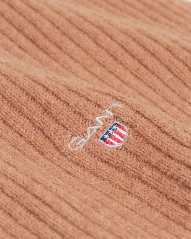 Écharpe en laine tricotée