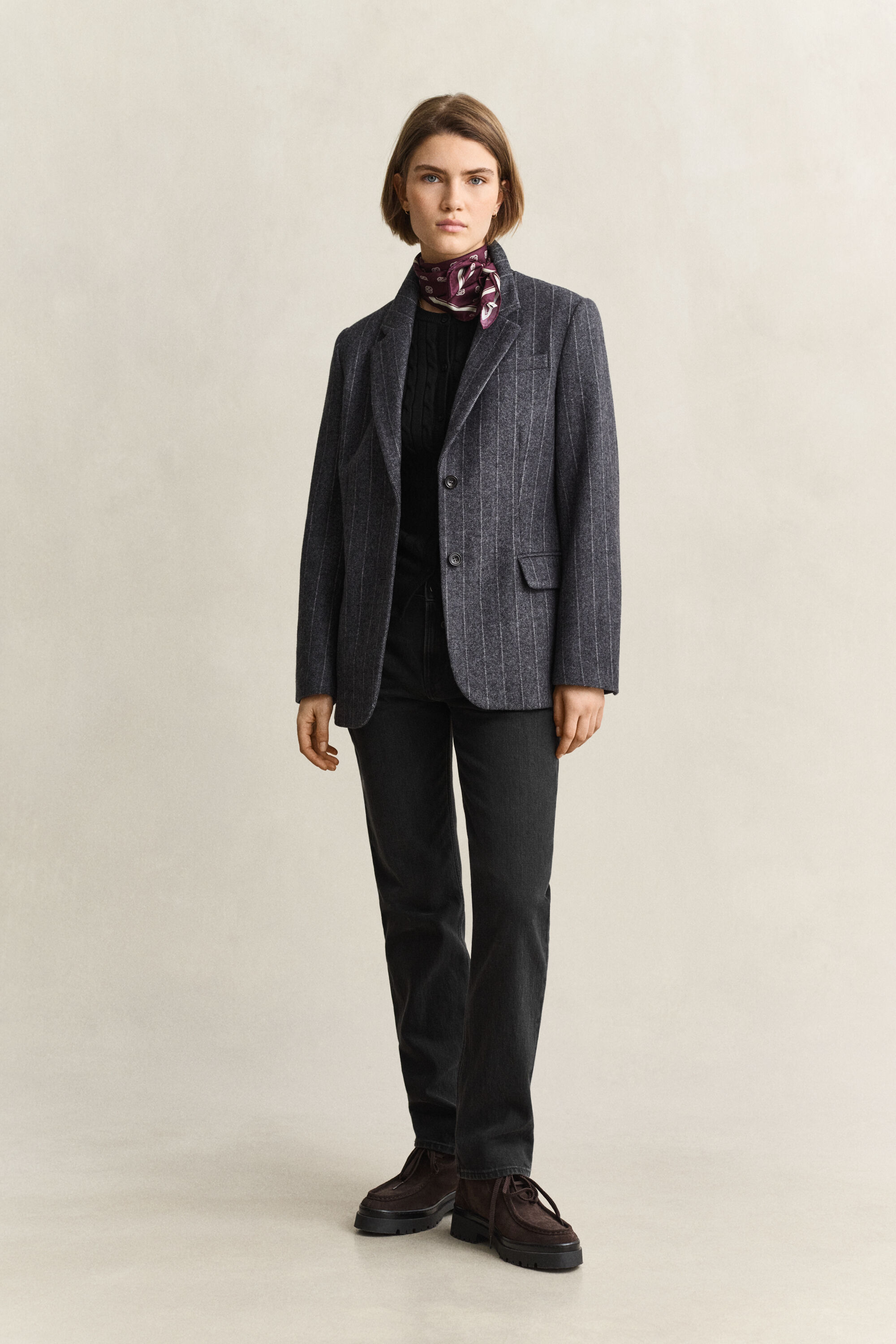 Cardigan en maille torsadée