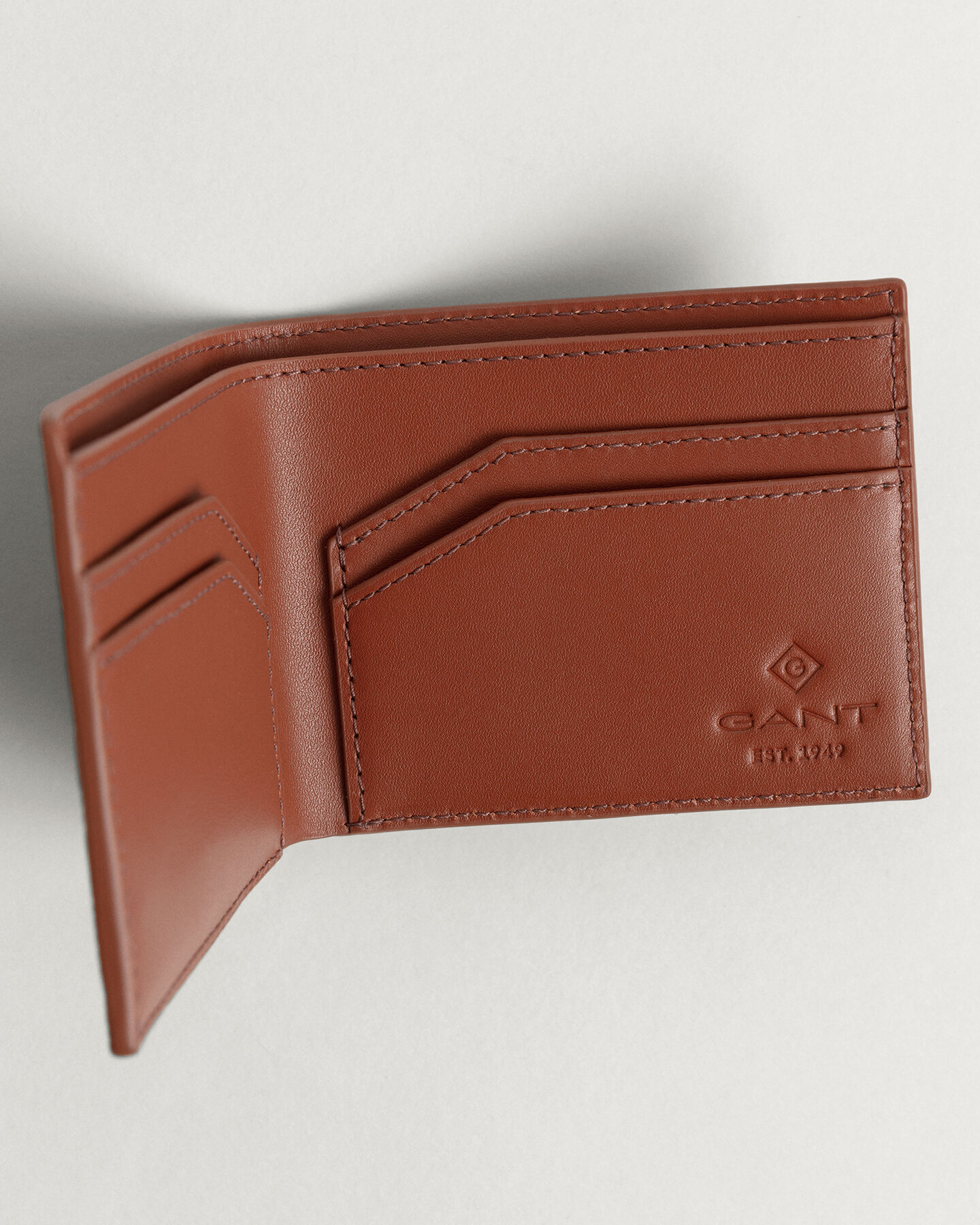 Portefeuille en cuir Signature Weave