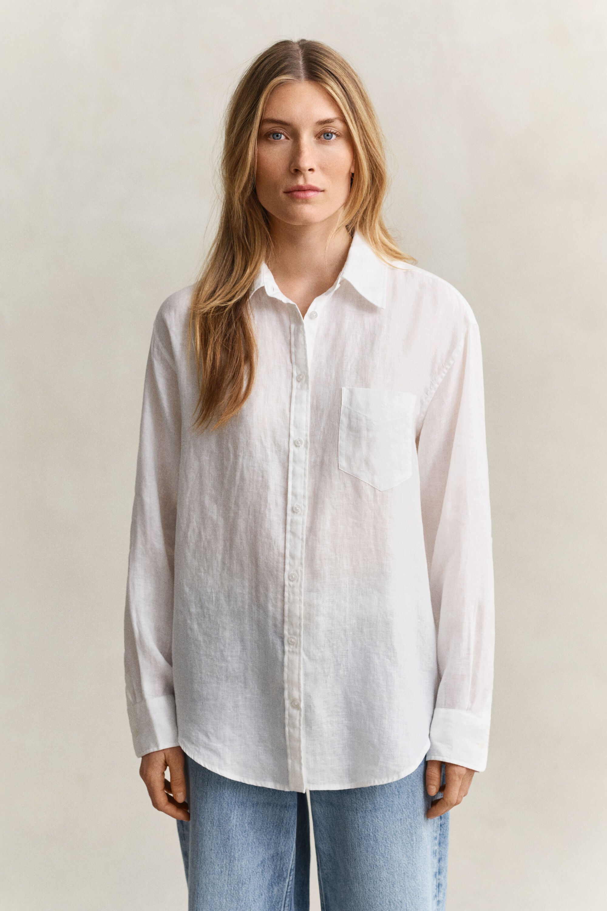 Chemise relaxed fit en lin