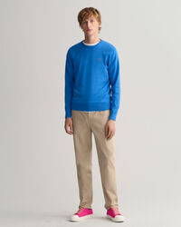 Pull ras du cou en coton Classic