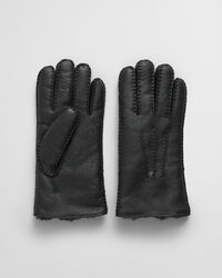 Gants en peau lainée
