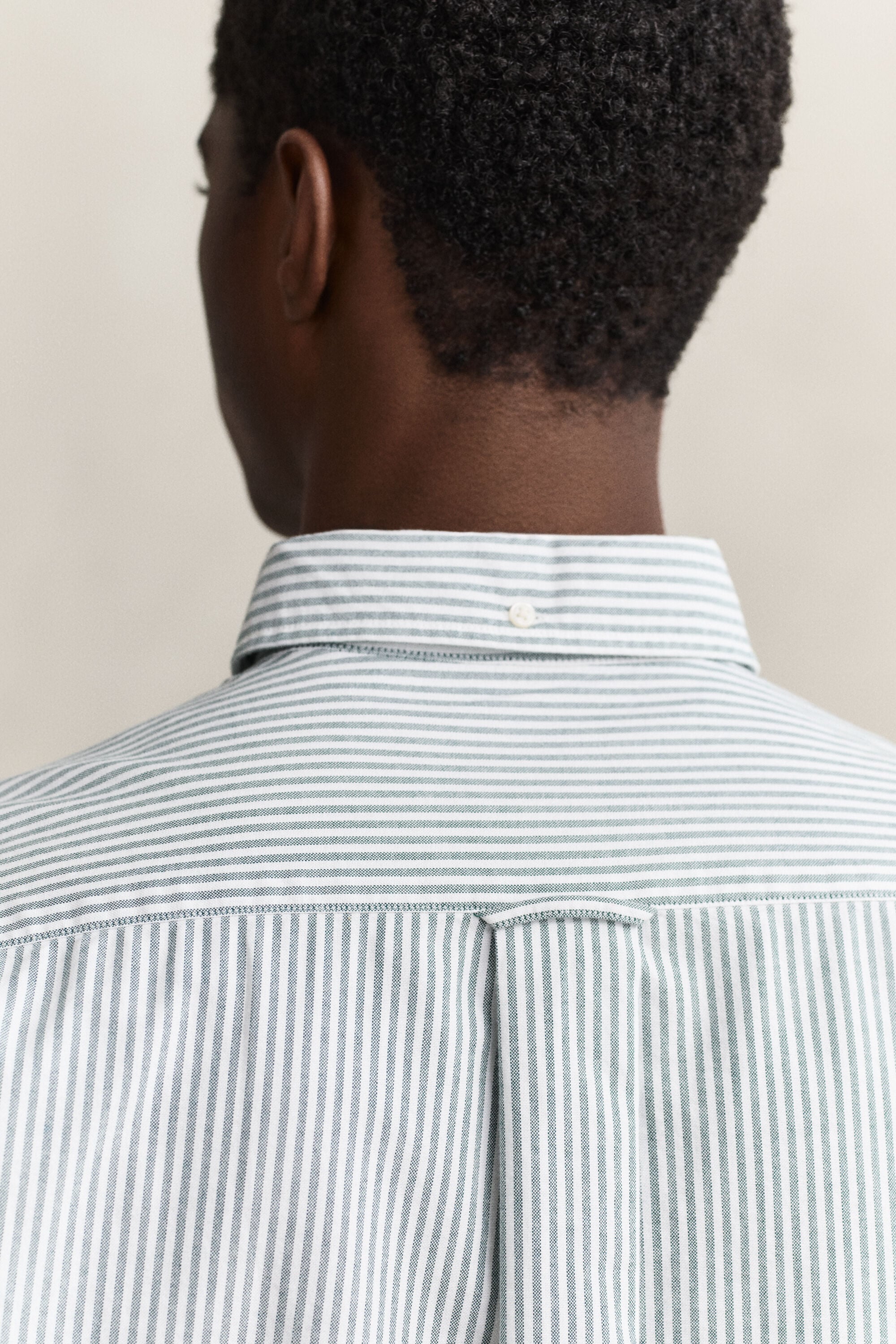 Chemise en coton Oxford regular classique à rayures