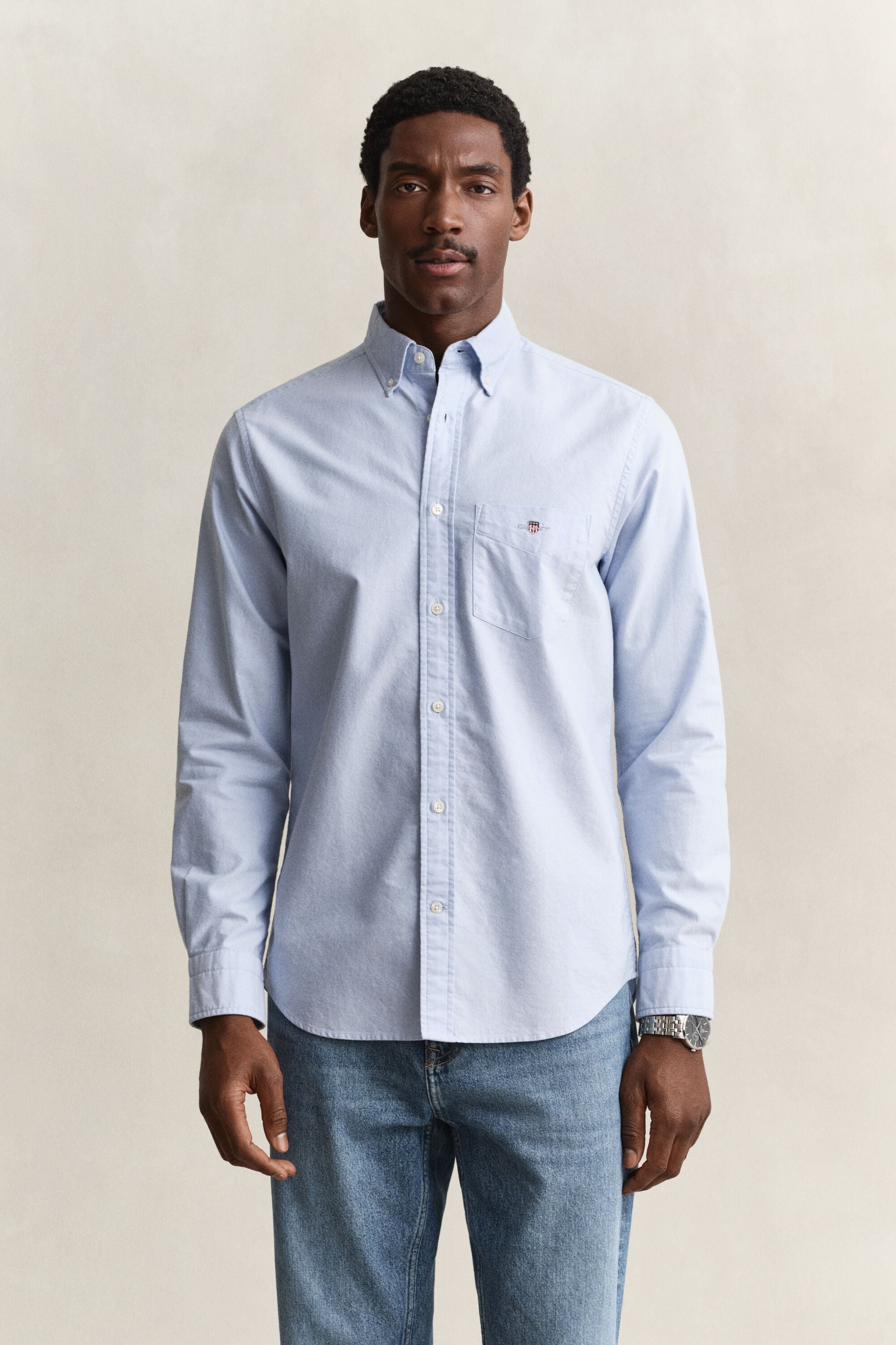 Chemise regular en coton Oxford classique