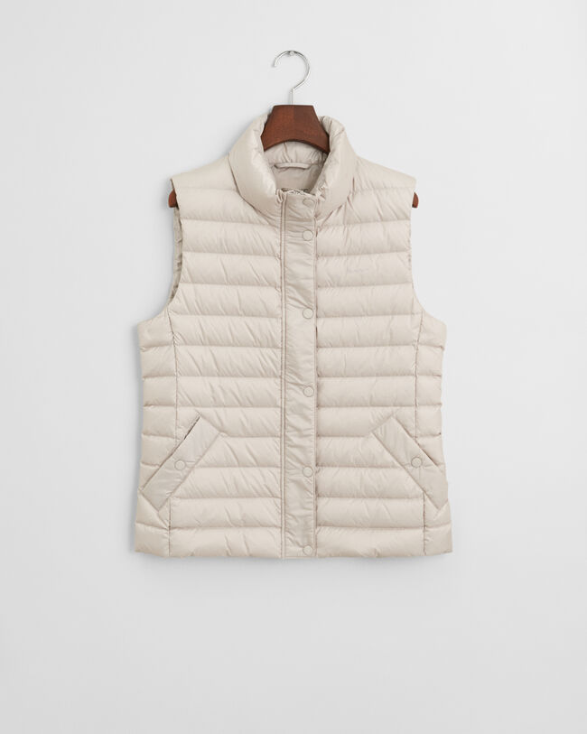 Doudoune sans manches l&eacute;g&egrave;re en duvet