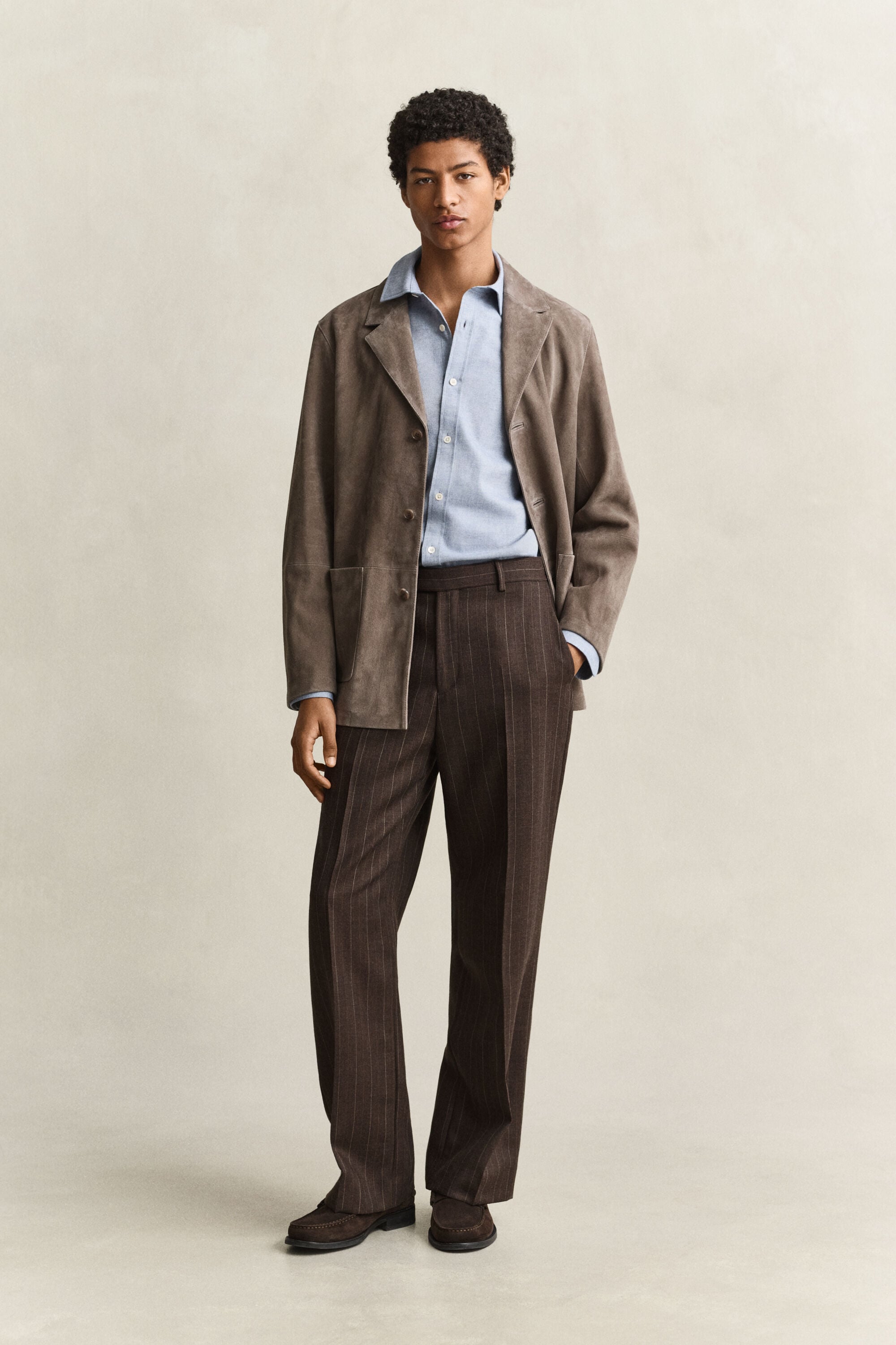 Chemise en flanelle chinée