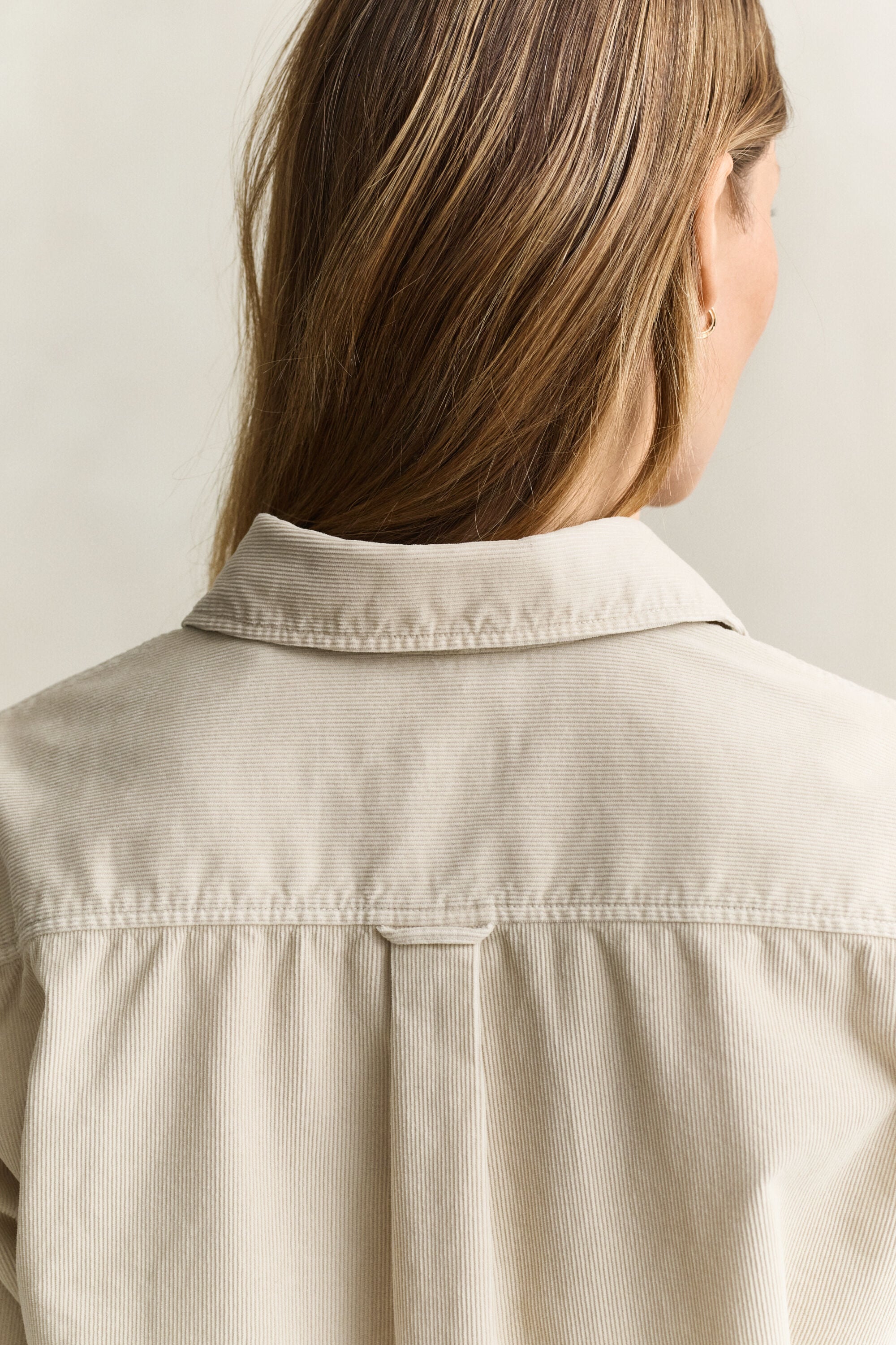 Chemise décontractée en velours côtelé