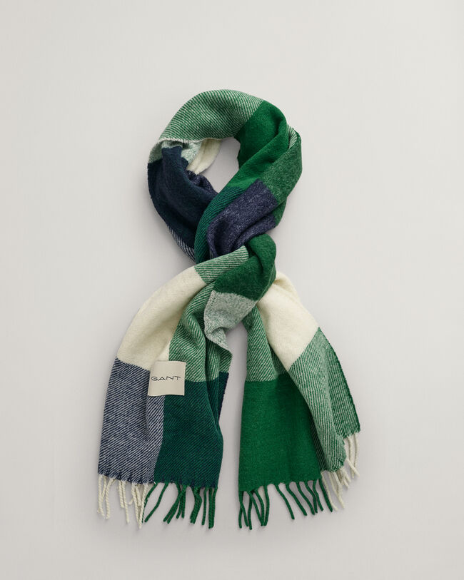 &Eacute;charpe tiss&eacute;e &agrave; carreaux