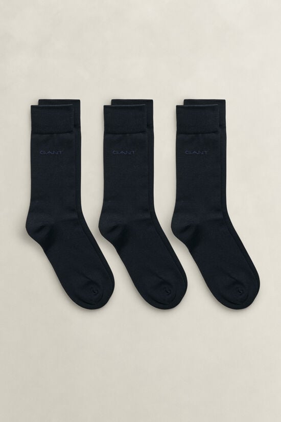 Lot de 3&nbsp;paires de chaussettes en coton merceris&eacute;