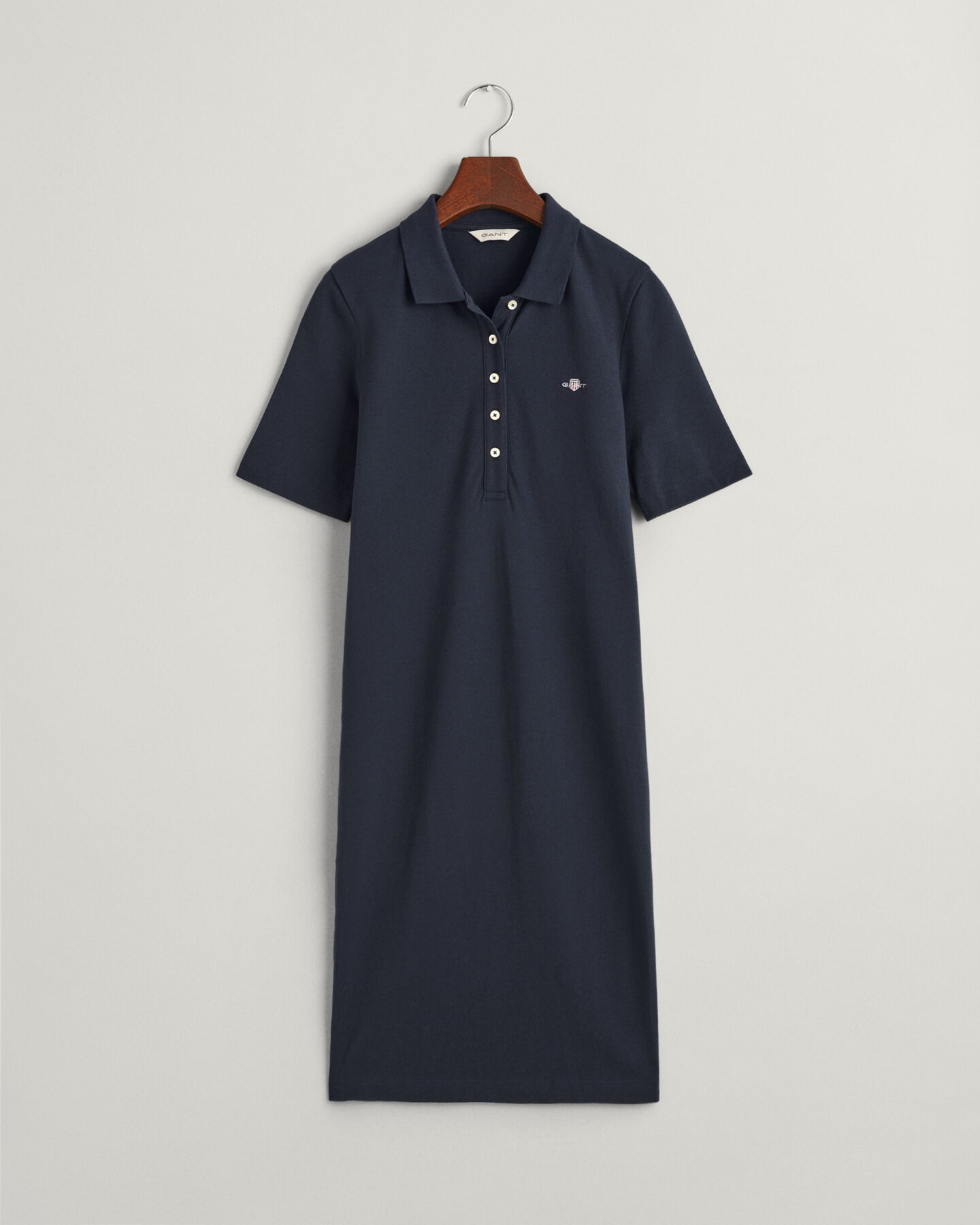 Robe polo en coton piqué Shield