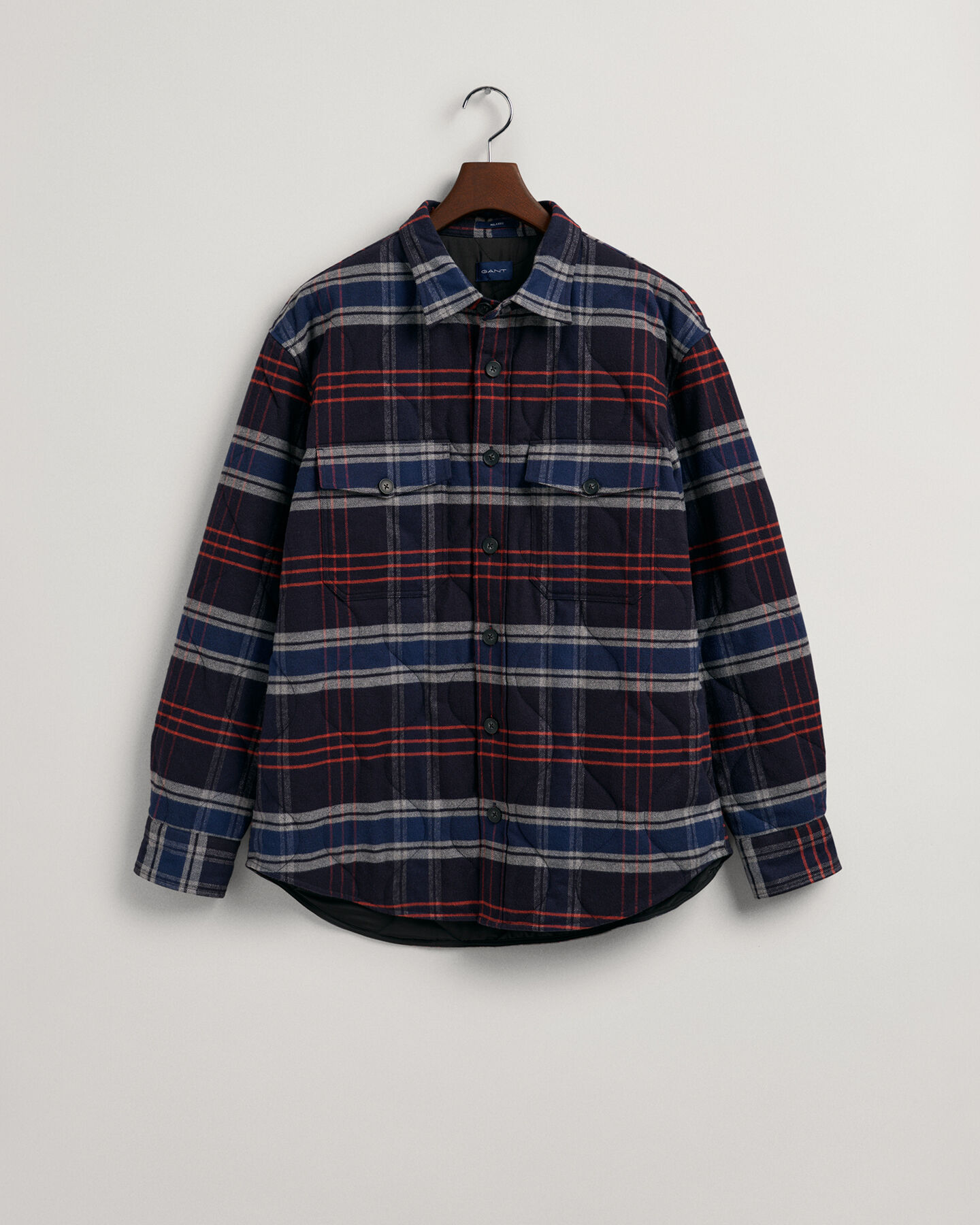 Surchemise en flanelle matelassée