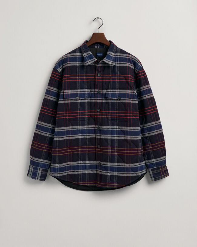 Surchemise en flanelle matelassée