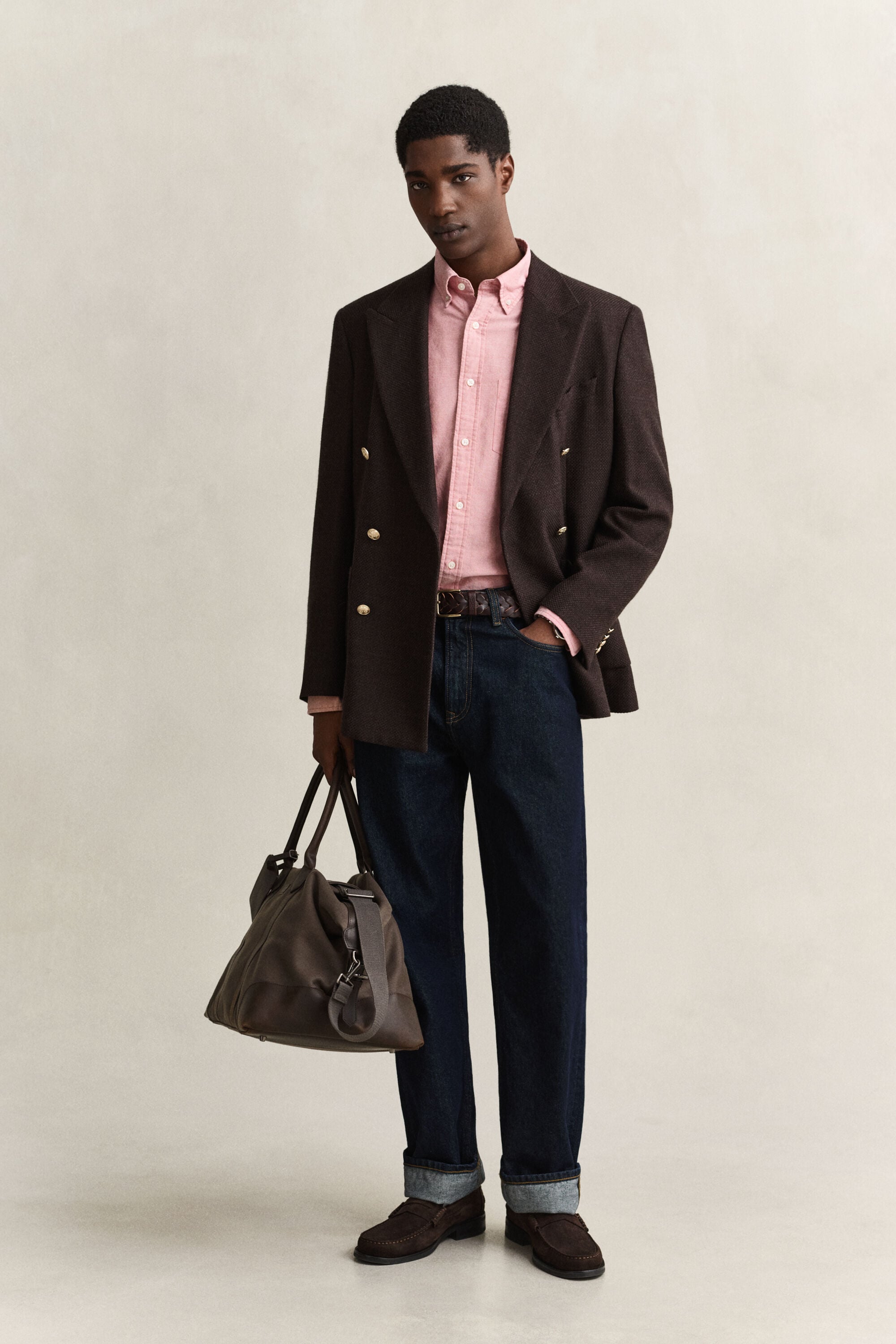 Chemise coupe regular en coton Oxford classique