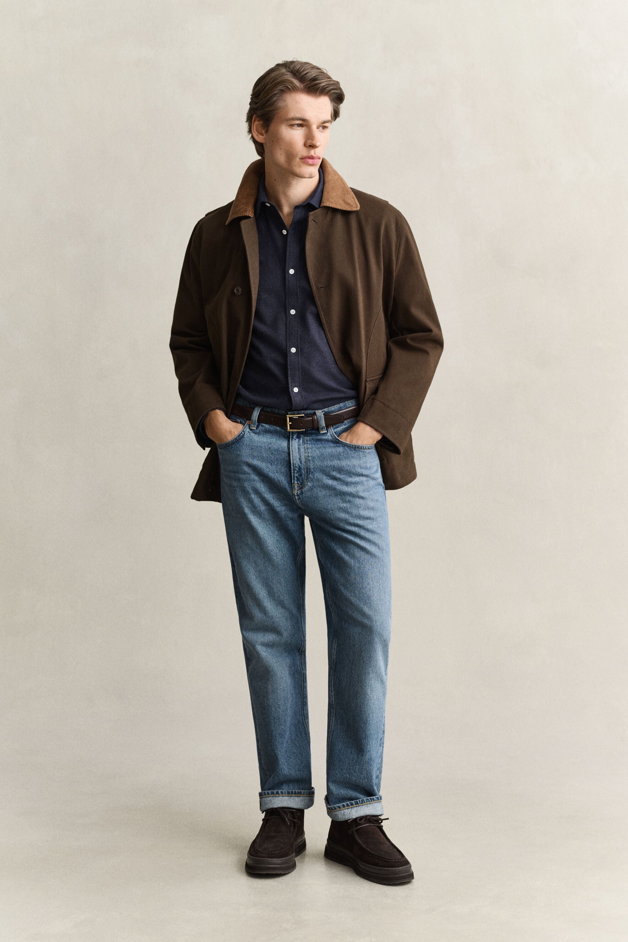 Chemise en flanelle chinée