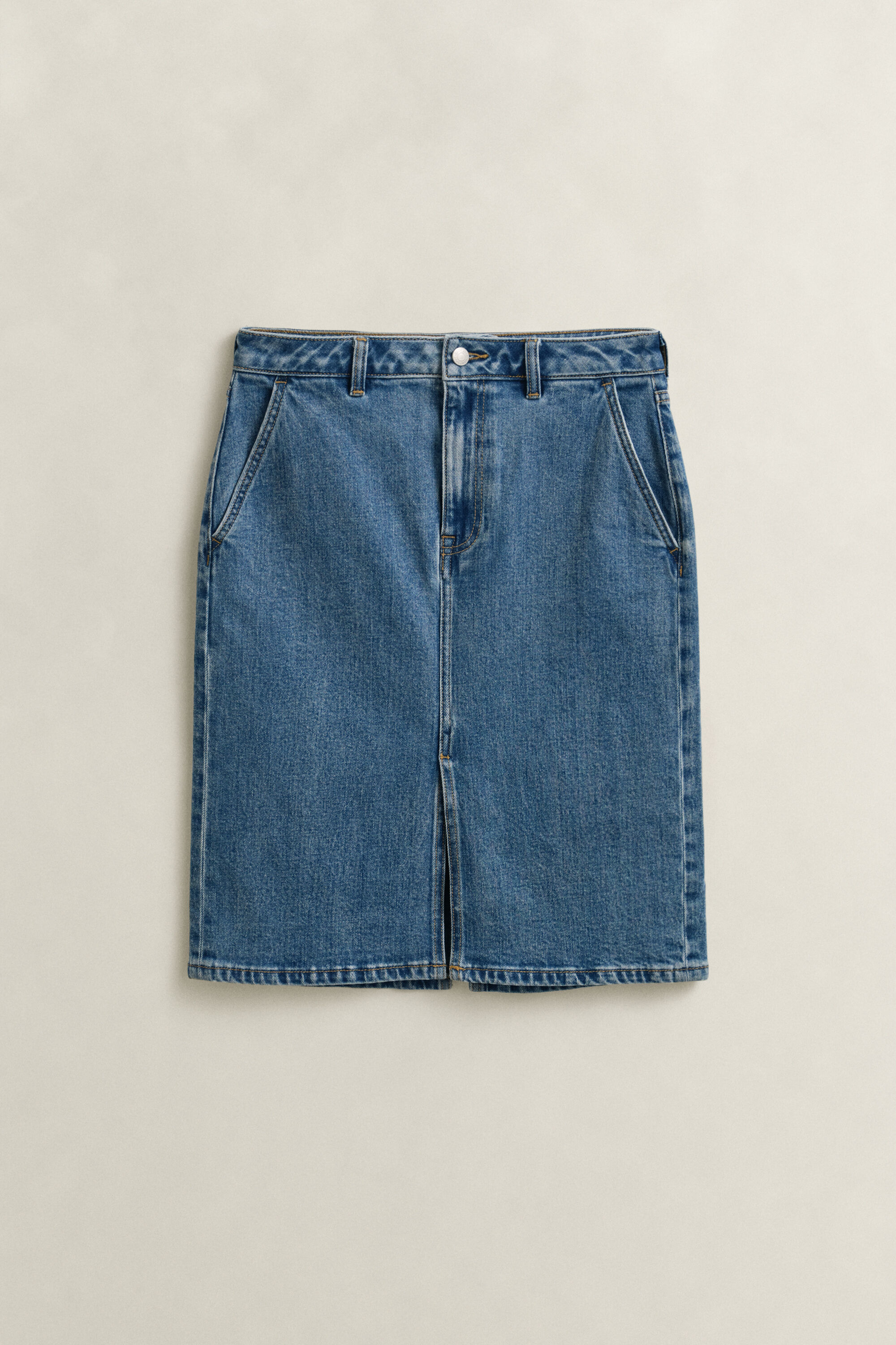 Jupe crayon en denim